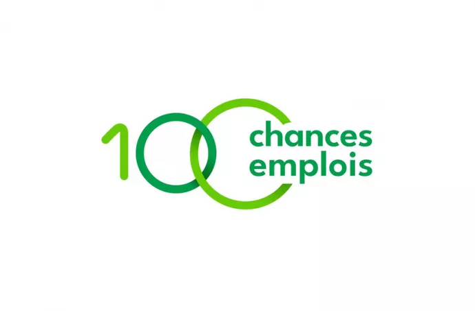 Logo 100 chances 100 emplois